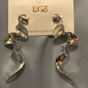 Silver Women's Statement Earrings